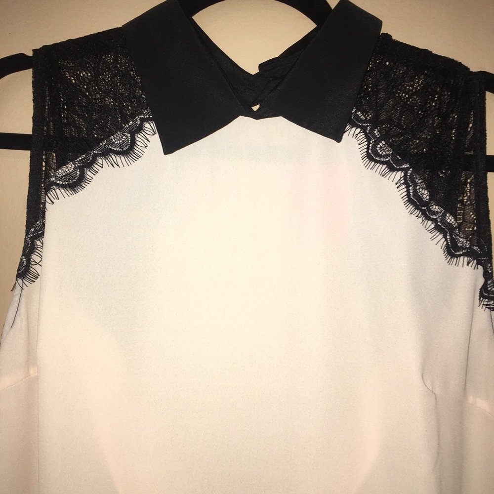 Open Back Sheer Shirt